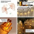thumbnail image 3 of Efavormart Warm White 11 FT 20 LED Rose Gold Geometric Prism Battery Operated Fairy String Lights Party Home Kitchen Bar Decoration, 3 of 11