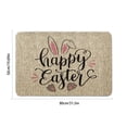 thumbnail image 3 of Bdday Easter Carpet Three Sizes Faux Wool Entry Door Mat Bathroom Non Slip Mat Cartoons Pattern Easter Decoration Holiday Decorations, 3 of 6