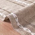 thumbnail image 6 of Sm:)e Linen Table Runner for Dining Table 13 x 108 Inch Orange Beige Burlap Linen Style Rustic Farmhouse Kitchen Dining Room Decoraton, 6 of 9