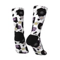 thumbnail image 3 of Goofa Daisies Flowers Printed Men's Crew Socks, Soft Durable Breathable Moisture-Wicking with Odor Control Cotton socks, 3 of 9