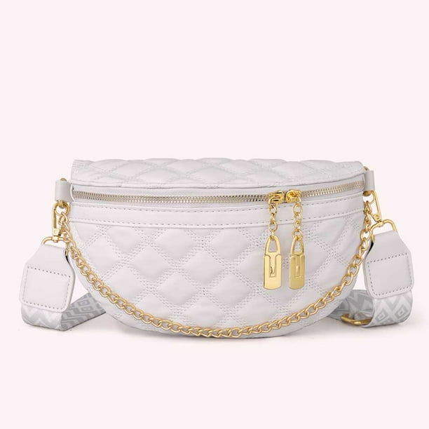 AMERTEER Women Chest Bag Adjustable Strap PU for Office Travel