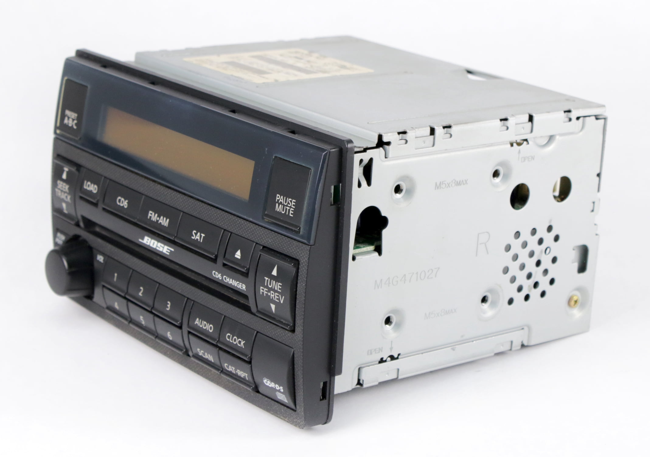 Restored 2005-2006 Nissan Altima AM FM SAT Radio 6 Disc CD Player Part Number 28185-ZB201 (Refurbished)