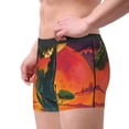 thumbnail image 3 of Bingfone Abstract Tree Castle Men's Underwear - Casual Stretch Boxer Briefs-Medium, 3 of 7