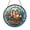 Acrylic 3.5 Inch, variant on Colorful Easter Eggs Basket Stained Glass Suncatcher Window Decor, Spring Flowers Art Glass Window Hanging Ornament, Garden Spring Design Decorative Glass Panel for Home Gift