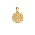 thumbnail image 3 of Collar LESLIE BOULES San Miguel Arcángel chapado en oro de 18 quilates, 3 of 9