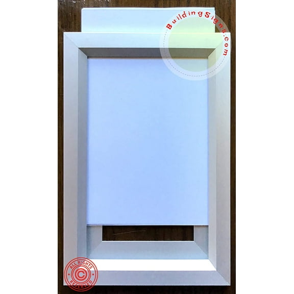 RETAIL Frames with Slide-in Design ( Silver,HEAVY DUTY,8.5X11) (ref-2201)