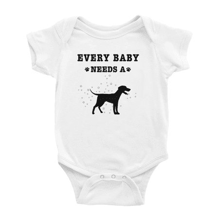 

Every Baby Needs A Dalmatian Dog Cute Baby Jumpsuits For Boy Girl 0-3 Months