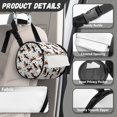 thumbnail image 6 of ZIATUBLE Dachshund Toilet Paper Holder Round Paper Towel Storage Bag Stain Resistant Tissue Roll Hanging Cover Universal Carrying and Storage Case Foldable Paper Pouches for Organization, 6 of 7