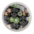 thumbnail image 1 of 4 Pcs Skull Knobs for Kitchen Cabinet Cupboard Dresser Bookcase Drawer Pulls Handles Round Home Decor, 1 of 5