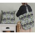 thumbnail image 5 of Soimoi Poly Georgette Tissu Feuilles & Magnolia Tissu Imprimé Floral par Yard 42 Pouces de Large, 5 of 5