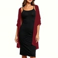 thumbnail image 3 of Women's Chiffon Shawls and Wraps, Wedding Evening Cape Flapper Scarf Stole, Elegant Soft Bridal Bolero Party Dress Cover Up, 3 of 6