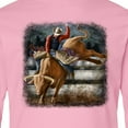 thumbnail image 4 of Inktastic Bull Riding Long Sleeve Youth T-Shirt, 4 of 5