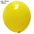 thumbnail image 2 of Paquete de 100 globos gruesos de 10 pulgadas, globos de helio de látex, para suministros de decoración del banquete de boda de cumpleaños, 2 of 5