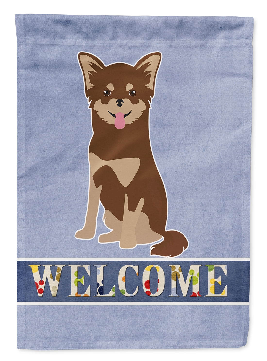Chihuahua Welcome Garden Flag