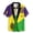 ☃159-Multicolor, variant on Xuyuer Bowling Shirts for Women Carnival Print Short Sleeve V-Neck Regular Vintage Fit Hawaiian Summer Casual Holiday Beach Shirts