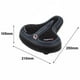 thumbnail image 3 of Great promotion! Polyurethane Comfortable Soft Mountain Bike Saddle Striped Black PU Electric Bicycle Seat Accessories, 3 of 5