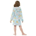 thumbnail image 5 of FORMRS Kids Bathrobe Unisex Hooded Robe Toddler Pajamas Sleepwear, Size 10-12T, Cute Rabbits, 5 of 7