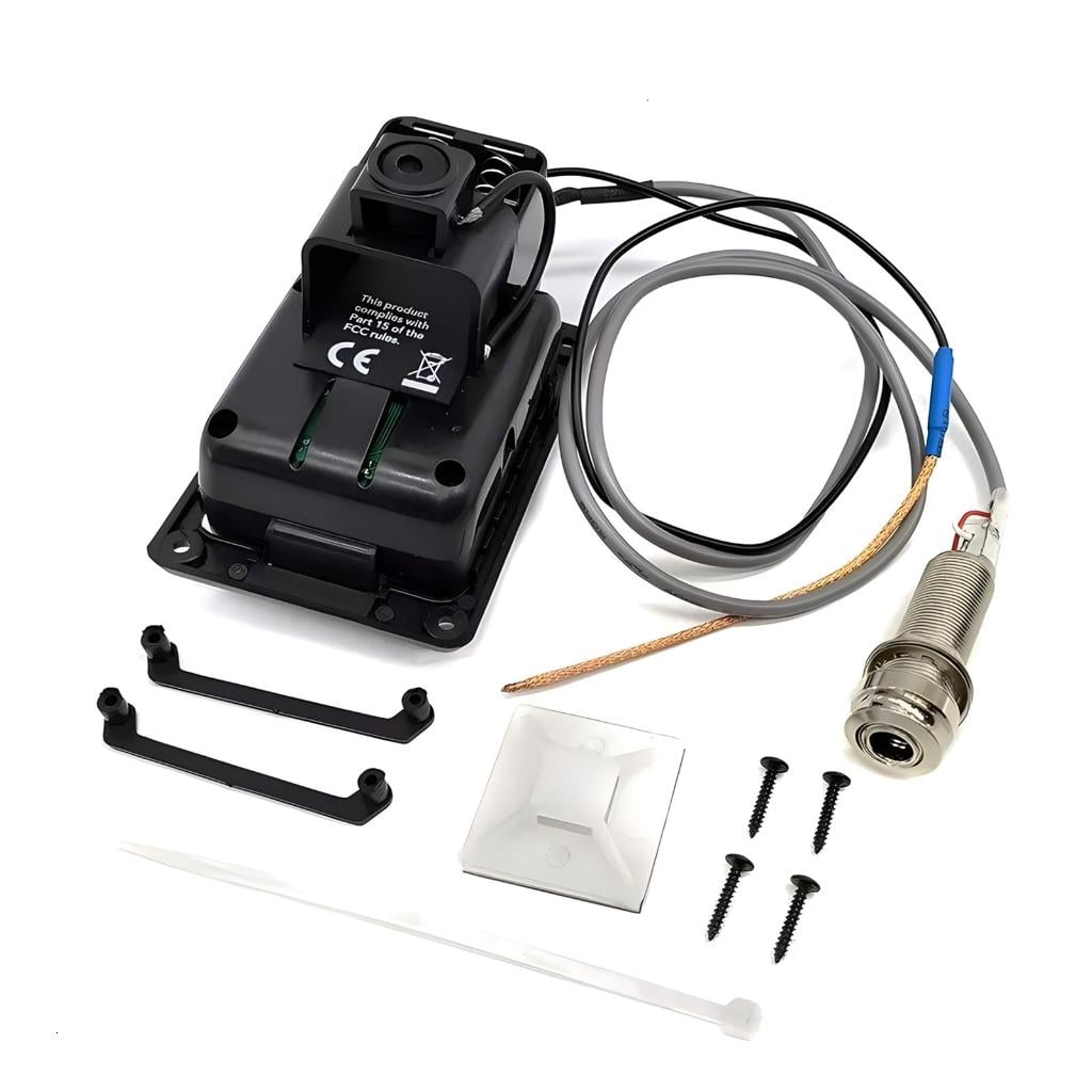 CEORPER 301 Acoustic Guitar Preamp Pickup Equalizer Guitar Piezo Pick Guitar Tuner Double Model Guitar Preamp Tuner Piezo Pickup