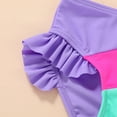 thumbnail image 6 of Happy Town Toddler Girls Two Pieces Swimsuit Color Block Beach Bathing Suit 18M-5T, 6 of 7