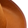 thumbnail image 5 of Jxzom Women Men Cowboy Hat Classic Roll Up Brim Fedora Cowgirl Hat Western Cowboy Hat Stage Performance Hat, 5 of 7