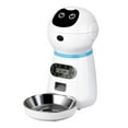 thumbnail image 4 of OULII 1 Set of Cat Auto Feeder White with Digital Timer for Cat Owners, 4 of 8