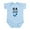 Sky Blue, variant on CafePress - 7X7_Apparel_Qatested Body Suit - Baby Light Bodysuit, Size Newborn - 24 Months