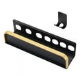 thumbnail image 3 of Soporte para colgar secador de pelo Perfecl organizador montado en la pared Negro y oro, 3 of 8