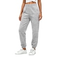 thumbnail image 6 of Jovrlynd Womens Sweatpants Elastic High Waisted Baggy Pull On Joggers Casual Workout Athletic Pants, S-3XL, 6 of 9