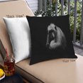 thumbnail image 1 of Ahgly Company Color Focus Black Coussin Décoratif d'Extérieur, 18 Po X 18 Po, 1 of 6