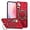 Red, variant on Military Grade Samsung Galaxy A54 5g Case with Stand and Magnetic Mount Black, Durable 2 in 1 Soft TPU Shell and Hard PC Cover Samsung A54 5g Phone Case Shockproof (Black)