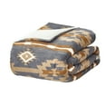 thumbnail image 2 of Home Soft Things Southwest faux fur blanket - Grey - 90x96", 2 of 5