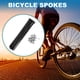 thumbnail image 2 of Radios de bicicleta Unique Bargains 14G 215MM para bicicleta de montaña acero negro 36Pcs, 2 of 7