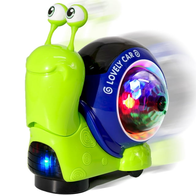Toy Hunfur detecta caracoles arrastrándose automáticamente con LED, de 1 a 3 años