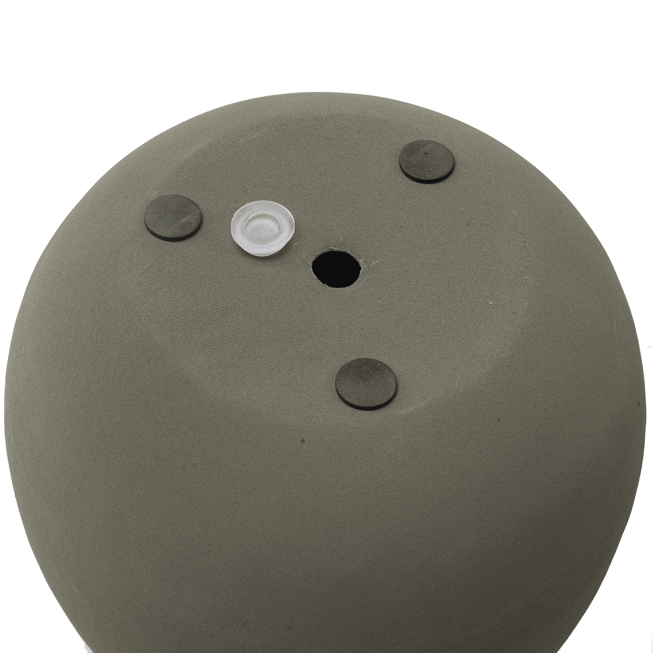 Fab Habitat Beryl Handmade Round Metal Planters in Verde / Sage Green with Drainage Holes