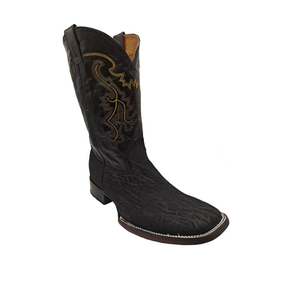 Botas Vaqueras El Chiqueado Piel Genuina color Negro