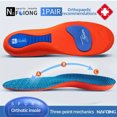 thumbnail image 1 of 1 par de plantillas ortopédicas para correr transpirables con absorción de impactos y elasticidad, 1 of 3