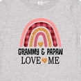thumbnail image 4 of Inktastic Grammy and Papaw Love Me Girls Granddaughter Girls Baby T-Shirt, 4 of 5