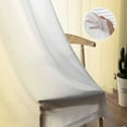 thumbnail image 5 of Yellow Ombre Sheer Curtains 63 Inches Length 2 Panels Set, Window Sheer Curtains for Living Room/Bedroom, Modern Gradient Abstract Art Light Filtering Rod Pocket Curtain 52'' x 63'' x 2, 5 of 7