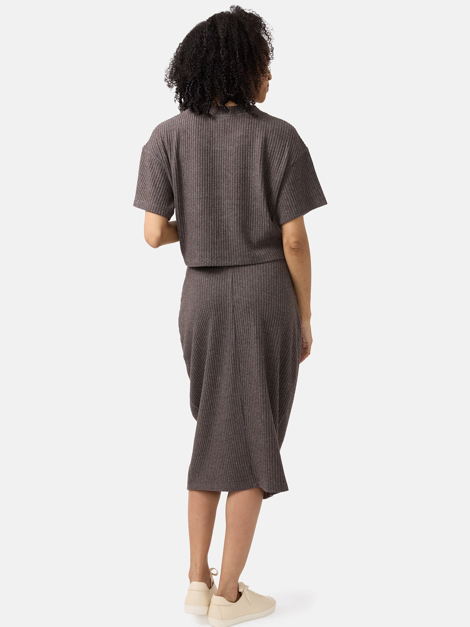 Ingrid & Isabel For Every Belly Women's Maternity Ribbed Skirt, Sizes S-XXL