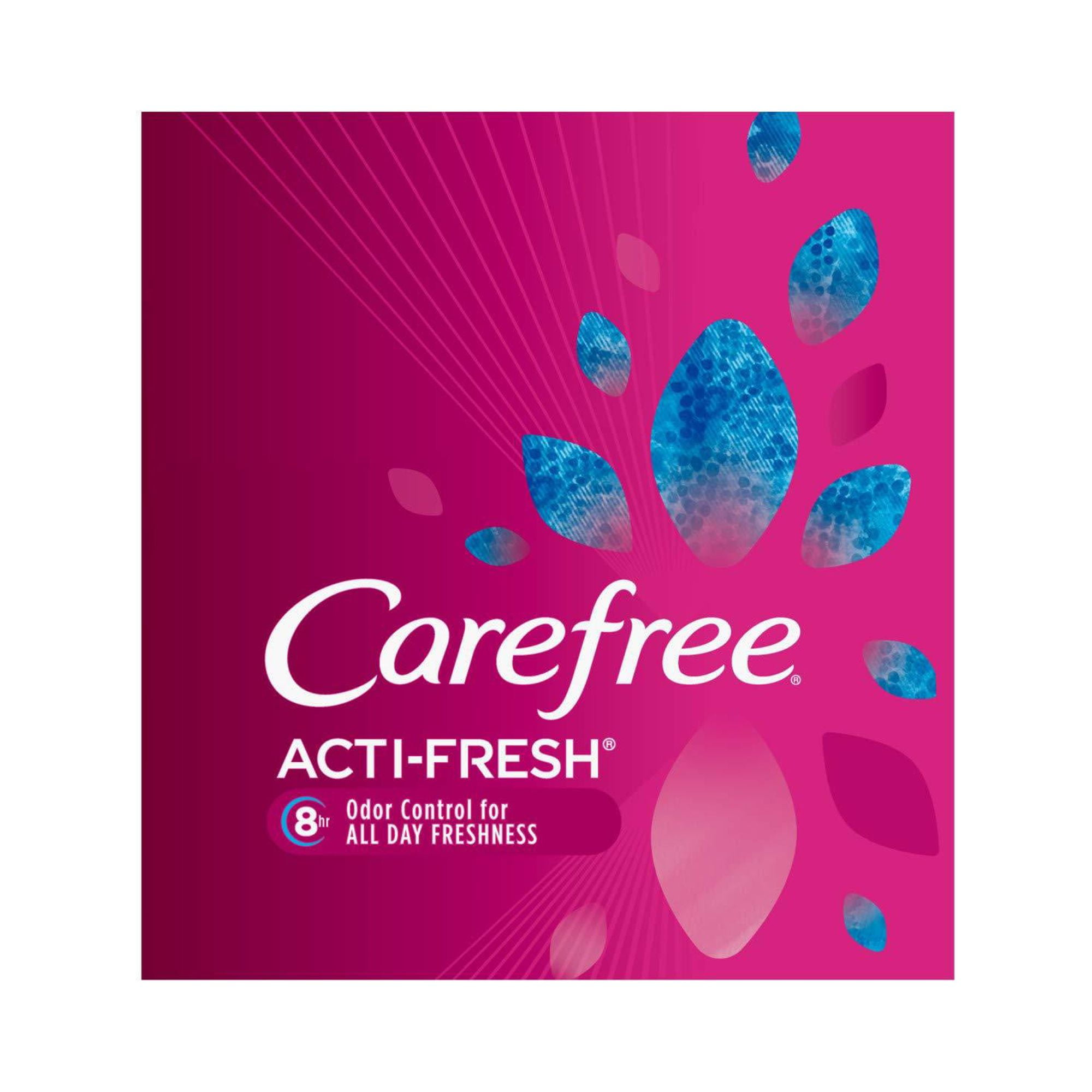 Carefree Acti-Fresh Panty Liners, Soft and Flexible Feminine Care