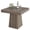 Gray, variant on Fnova 31.5" Square Farmhouse Dining Table, Wood Coffee Table for 4 People, Modern Kitchen Table for Dining Room, Black (Chairs Not Included)