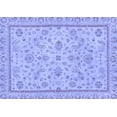 thumbnail image 1 of Ahgly Company Machine Washable Indoor Rectangle Oriental Blue Traditional Area Rugs, 2' x 5', 1 of 4