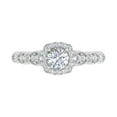 thumbnail image 3 of 3/4 Carat Cushion cut Diamond Engagement Ring in 10K White Gold (Ring Size 9), 3 of 4