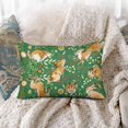 thumbnail image 3 of GCKG Cute Bunny Rabbit Seamless Pattern Watercolor Painting Pillow Cases Pillowcase 20x30 inches, 3 of 4