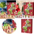 thumbnail image 5 of Popular Advent Calendargrinch Advent Calendar Christmas Blind Box 24-piece Gift Green Monster Countdown Halloween Blind Boxpopular Advent Calendar_Perfect Gift, 5 of 5