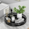 thumbnail image 1 of Bandeja decorativa negra EKNITEY de 28 cm para encimera de baño, 1 of 5