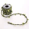 thumbnail image 6 of JingChun 39" Burlap Leaf Ribbon, Braided Decoration Vine Natural Jute Rope Twine with Artificial Leaves for Jungle Wedding Party Home Garden Decor, 6 of 6