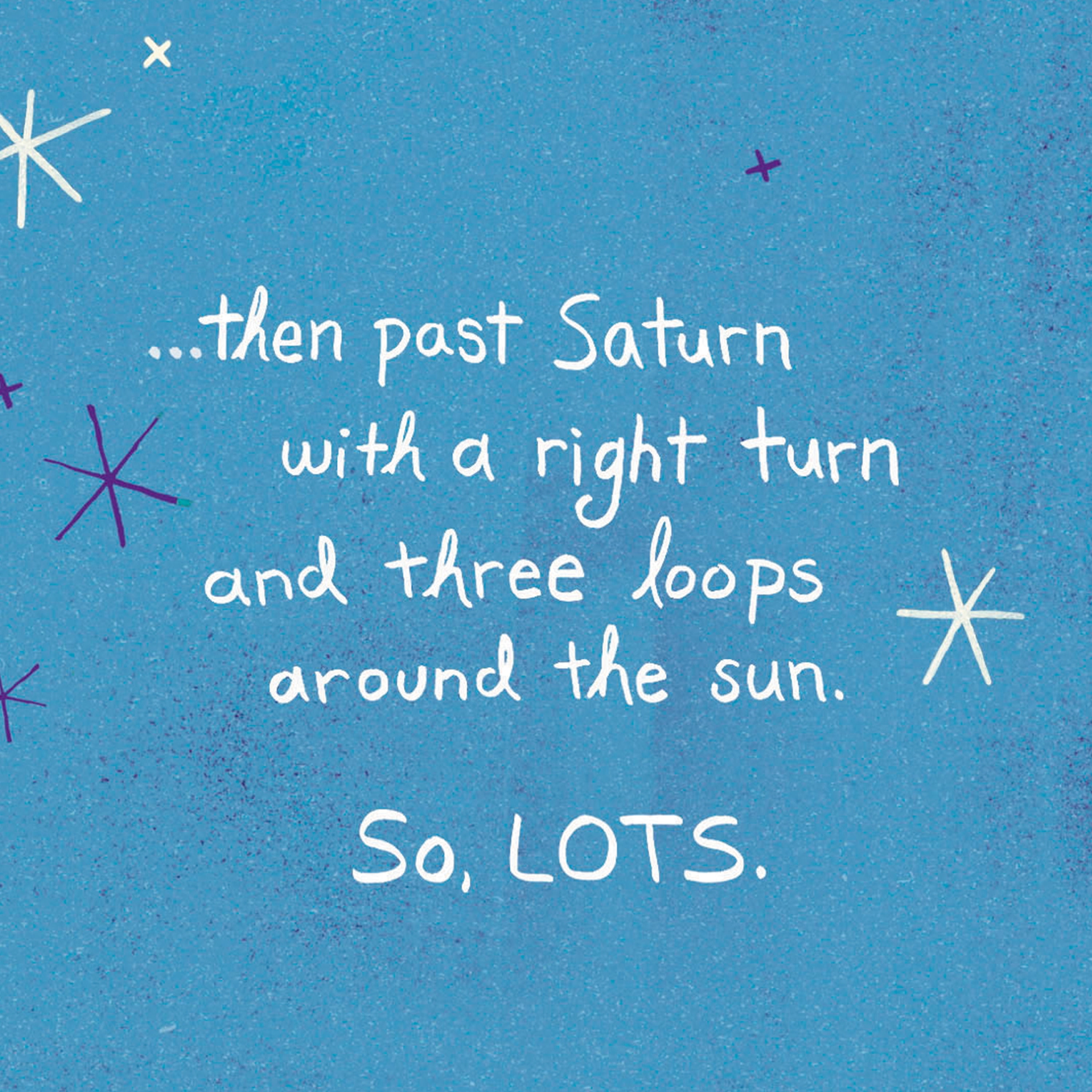 Hallmark Just Because Love Card (Love You to The Moon and Back)