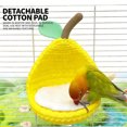 thumbnail image 5 of Lovely Cartoon Pears Bird House for Small Birds Crafted with Biodegradables Safe Shelter and Entertainment, 5 of 8