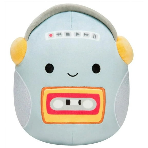 Squishmallows Kellytoy 12" Casja the Cassette Player Plush Doll Toy Super Soft